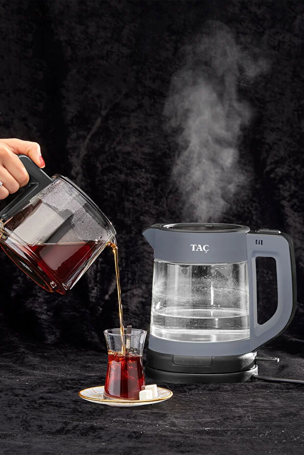 Glassdem Cam Demlikli Çay Makinesi